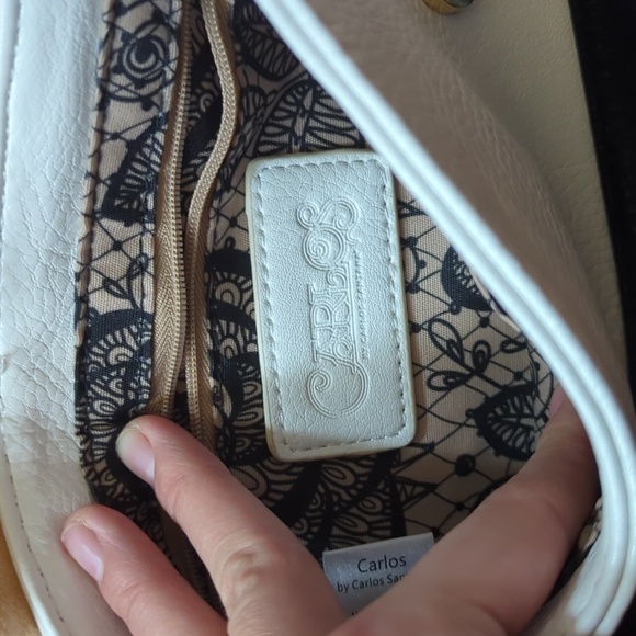 Carlos by Carlos Santana Black & White Small Crossbody Purse - Picture 6 of 6